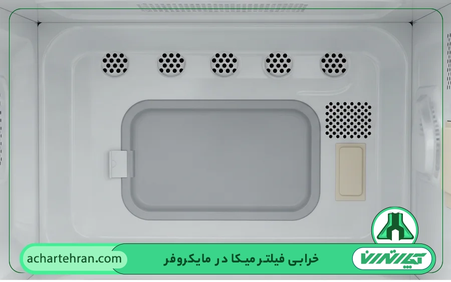 فیلتر میکا در مشکل جرقه زدن مایکروفر