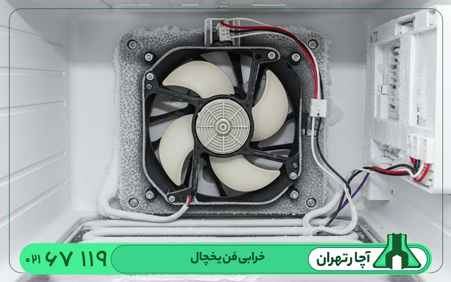 خرابی فن یخچال