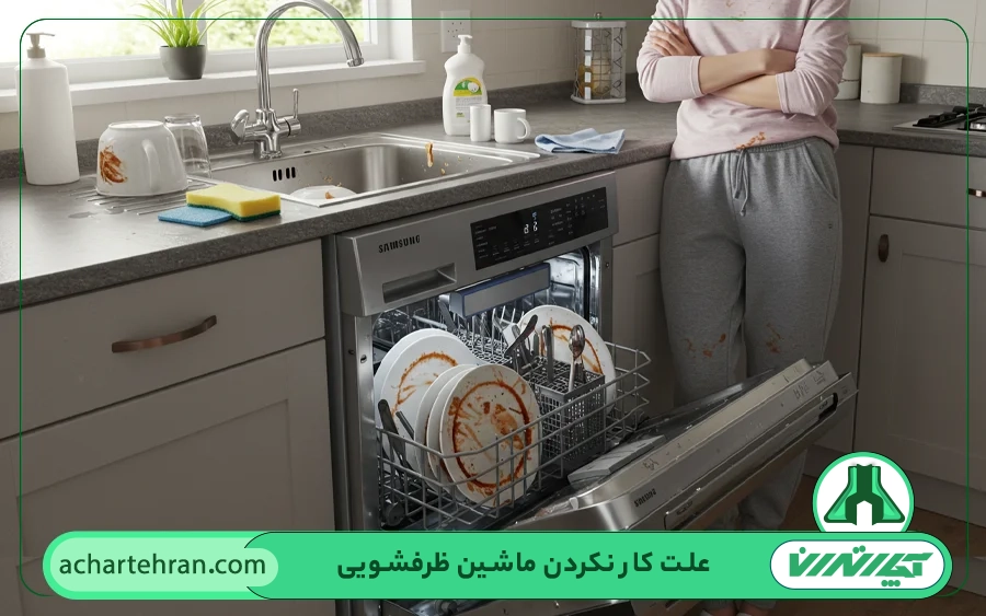 چینش غلط ظروف در ظرفشویی بوش