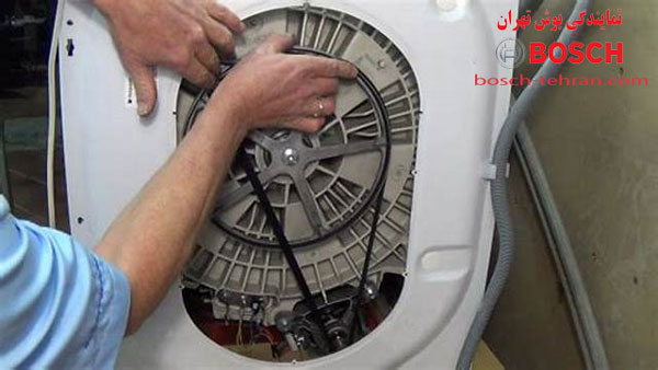 علت صدای زیاد ماشین لباسشویی بوش هنگام خشک کردن تسمه