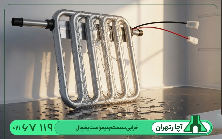 خرابی سیستم دیفراست یخچال