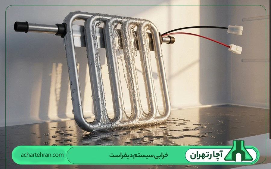 خرابی سیستم دیفراست یخچال