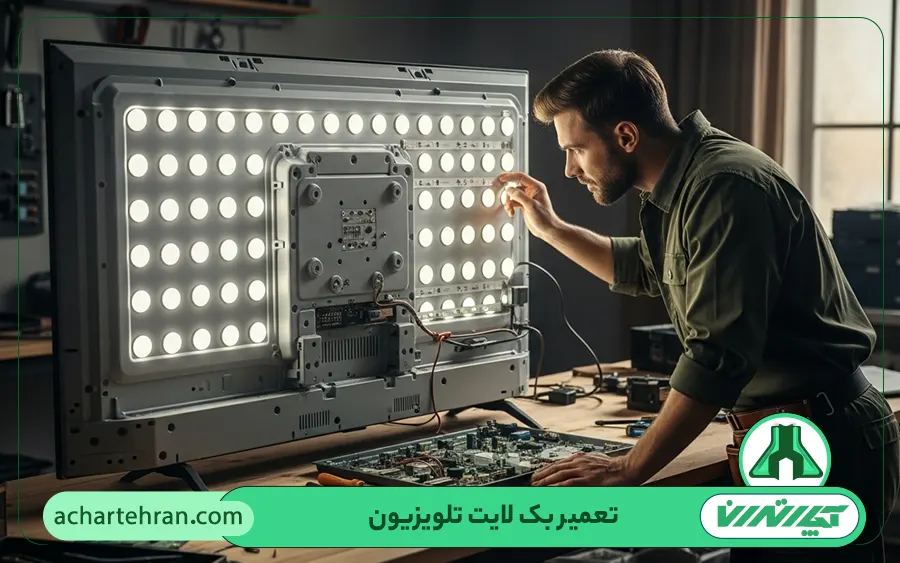 تعمیر بک لایت تلویزیون
