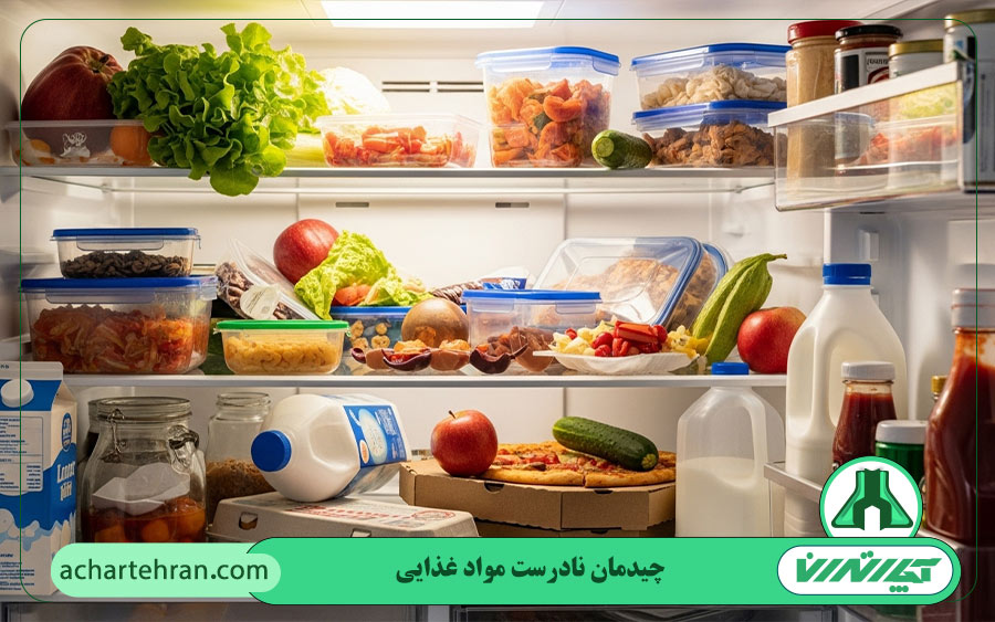 چیدمان نادرست مواد غذایی