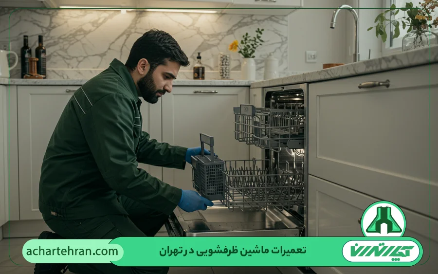 عیب یابی ایرادات رایج ماشین ظرفشویی گرنیه